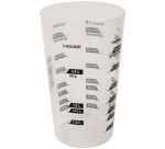 Pot doseur gradué en plastique - 0,4 L