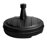 Pied de parasol - plastique rond - 13 L - D: 43 cm - gris anthracite