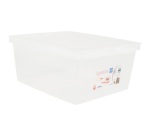 Boîte de rangement Crystaline polypropylène 18 L