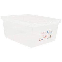 Boîte de rangement Crystaline polypropylène 18 L