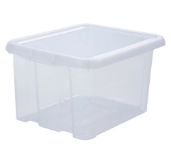 Boîte de rangement Funny box - 18 L - naturel