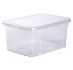 Boîte de rangement - Funny Box - 8 L - avec couvercle -  naturel