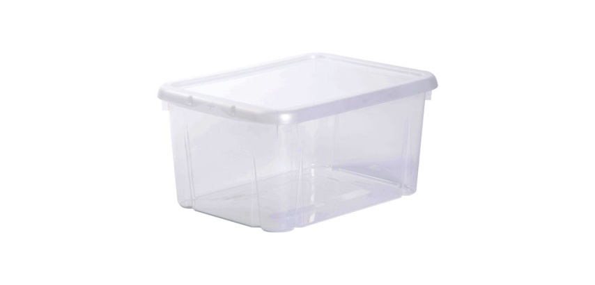 Boîte de rangement - Funny Box - 8 L - avec couvercle -  naturel