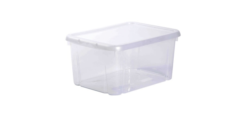 Boîte de rangement - Funny Box - 8 L - avec couvercle -  naturel