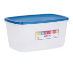 Boite alimentaire - rectangulaire - 5.5 L - couvercle turquoise