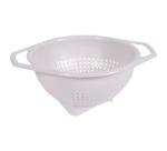 Passoire plastique à pied -  2.5L - blanc cérusé