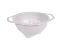 Passoire plastique à pied -  2.5L - blanc cérusé