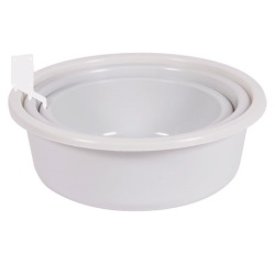 Cuvette ronde - de 3.2 L à 7.9 L -  blanc cérusé - lot de 3