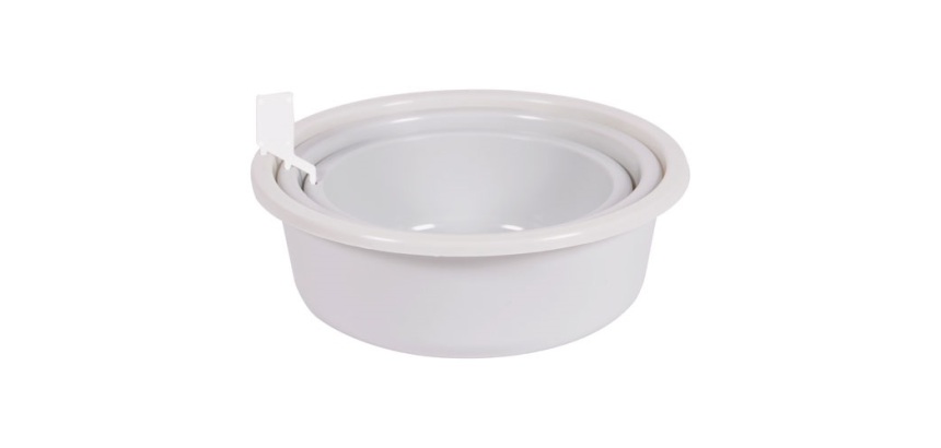 Cuvette ronde - de 3.2 L à 7.9 L -  blanc cérusé - lot de 3