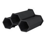 Mini cave - 3 bouteilles - emboîtable - gris anthracite