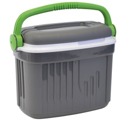 Glacière Iceberg gris galet et vert matcha - 8 L