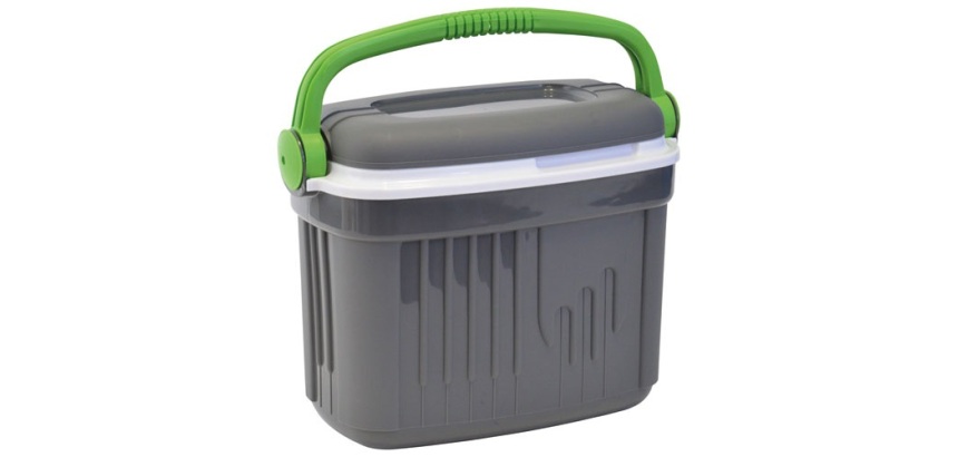 Glacière Iceberg gris galet et vert matcha - 8 L