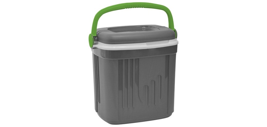 Glacière Iceberg gris galet et vert matcha - 20 L