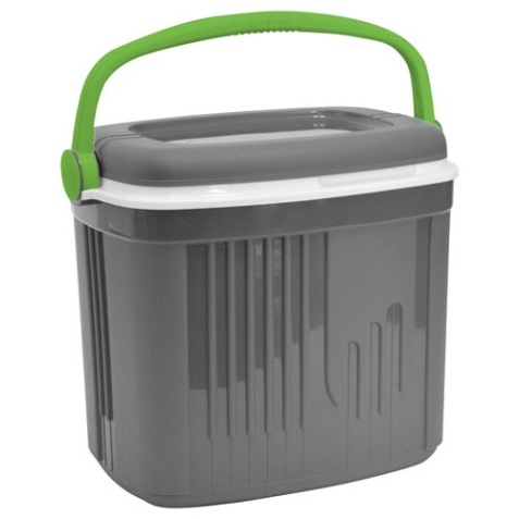 Glacière Iceberg gris galet et vert matcha - 32 L