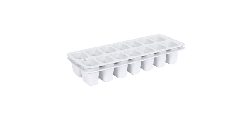 Bac à glaçons - blanc cérusé - lot de  2
