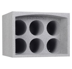 Porte-bouteilles OPTI'CAVE 6 bouteilles, polystyrène, gris