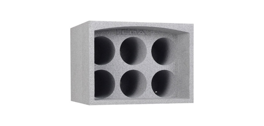 Casier - 6 bouteilles - OPTI'CAVE - polystirène expansé - gris