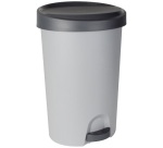 Poubelle à pédale - Stepy - 30 L -  gris béton / anthracite