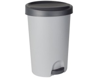 Poubelle à pédale - Stepy - 30 L -  gris béton / anthracite