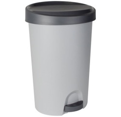 Poubelle à pédale - Stepy - 30 L -  gris béton / anthracite