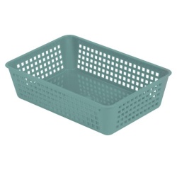 Rangette - taille petite - L : 20 cm - l : 13.5 cm - H : 5 cm - vert eucaly