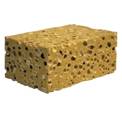 Eponge végétale - gros travaux - L : 140 - l : 90 - H : 60 mm