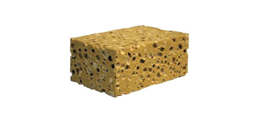 Eponge végétale - gros travaux - L : 140 - l : 90 - H : 60 mm