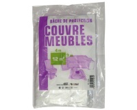 Bâche de protection couvre-meubles - 3x4 m