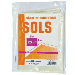 Bâche de protection sol - 4x5 m