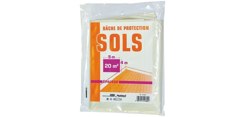 Bâche de protection sol - 4x5 m