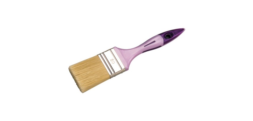Pinceau plat bi-matière Toutes peintures 80 mm