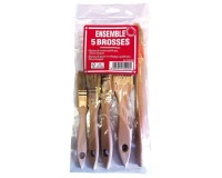 Brosse professionnel norme fsc lot de 5