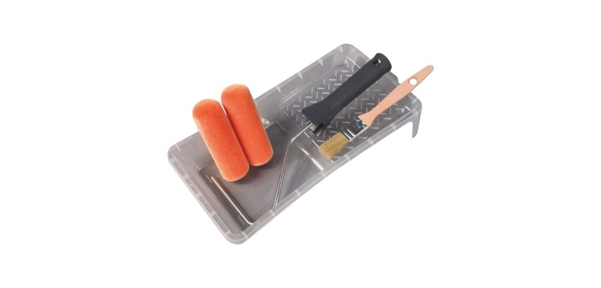 Ensemble mini rouleau pour peinture rénovation