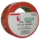 Ruban adhésif vinyle multiusages - orange - 33 m x 50 mm