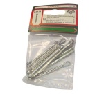 Goupilles fendues - D3.2  mm  à D5  mm - acier zingué - lot de 12