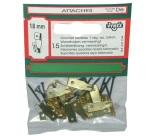 Crochet tableau+1 aigu. 21mm blister