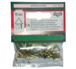 Attache tableau triangle laiton 10mm sc