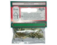 Attache tableau triangle laiton 10mm sc