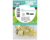 Attache tableau triangle laiton 14mm sc x9