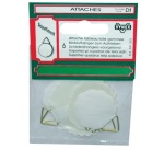 Attache tableau toile gommée assortiment sc