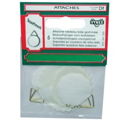 Attache tableau toile gommée assortiment sc