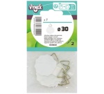 Attache tableau toile gommée d.30mm sc X7