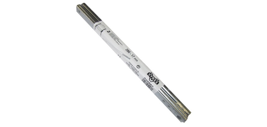 Coulisse tiroir 280mm fix.latérale x2