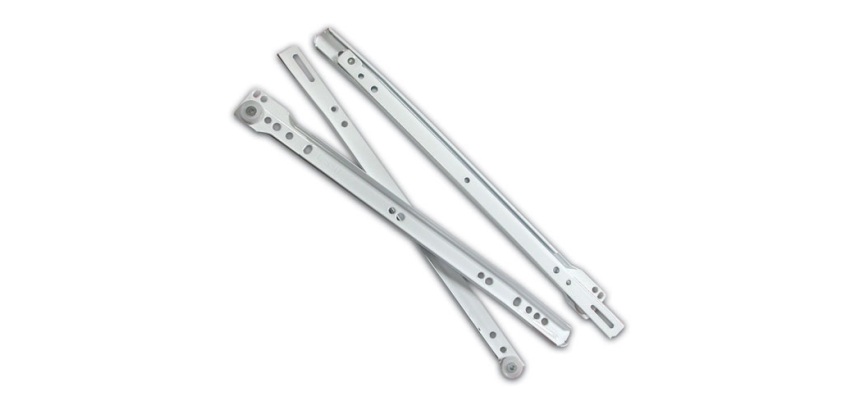 Coulisse tiroir 350mm fix.latérale x2