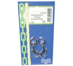 Mousqueton à pompe 55mm blister de 2