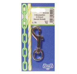 Mousqueton à pompe 78mm blister