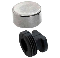 Patte à glace lait chrome 20mm sc