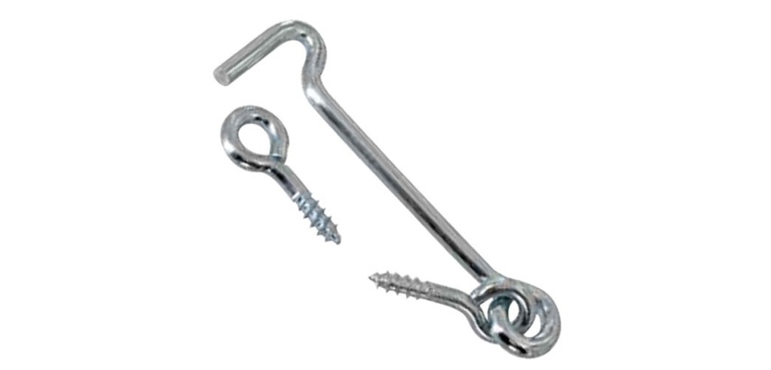 Crochet contrevent zi 4x80 mm lot de 2