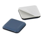 Patin glisseur  P.T.F.E - L : 40 mm -  l : 40 mm - adhésif - gris - lot de