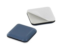 Patin glisseur  P.T.F.E - L : 40 mm -  l : 40 mm - adhésif - gris - lot de